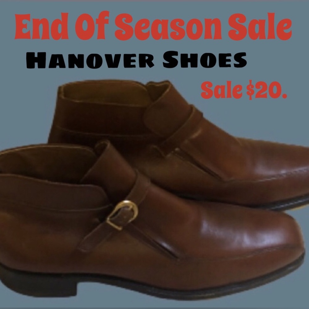 Hanover Men Brown Ankle Boot/Shoe Size 12 B/AA